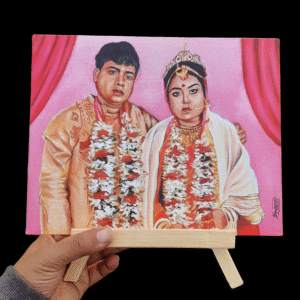 small canvas couple portrait